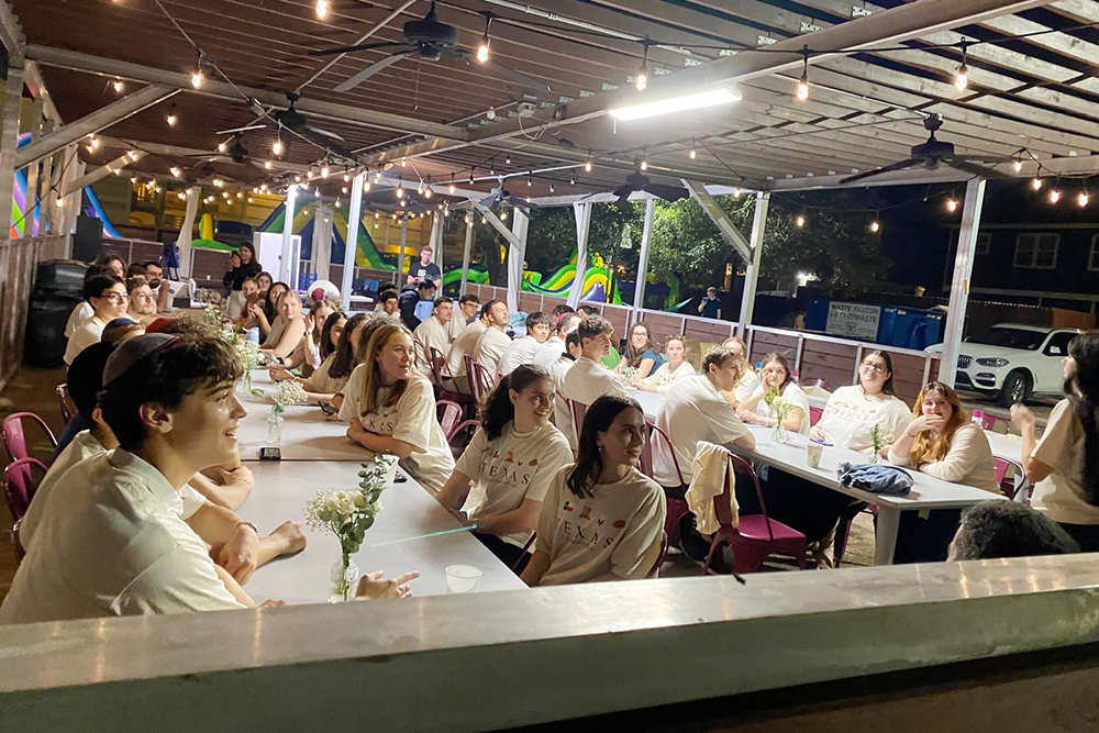 Aggieland aglow during Intercollegiate Texas Shabbaton