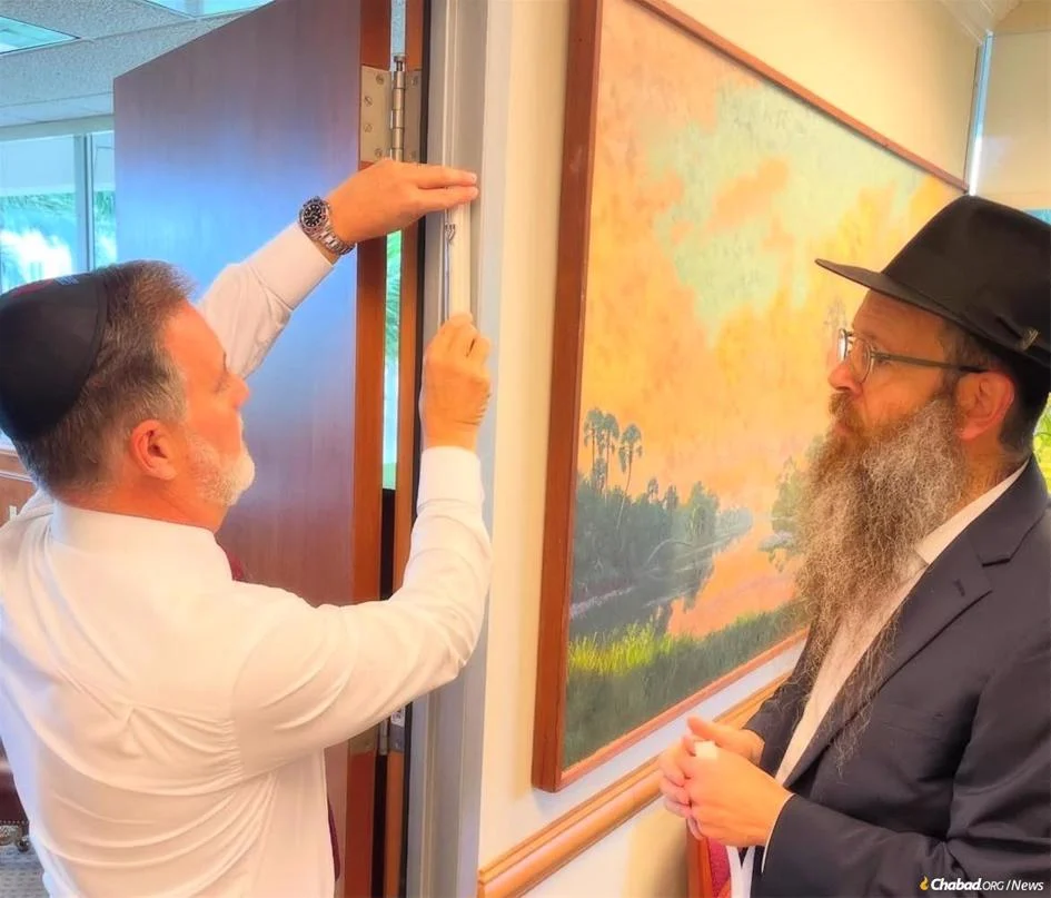 New Florida Atlantic University President Inaugurates Office With Mezuzah