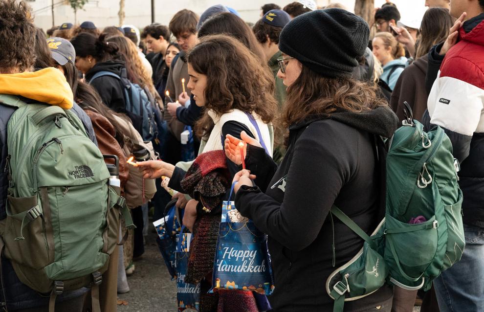 Berkeley Chabad celebrates first night of Hanukkah, honors victims of antisemitic shooting in Australia