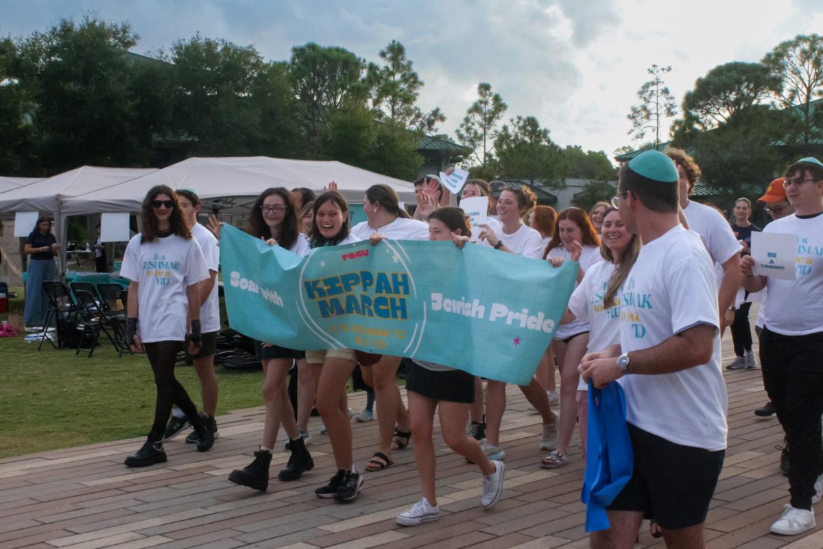 The Chabad at FGCU celebrates Jewish pride on Library Lawn